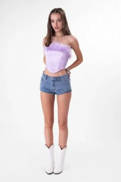 Flash Sale ๐ Adika Featherington Satin Finish Corset Top New ๐ 7 Adika Featherington Satin Finish Corset Top New