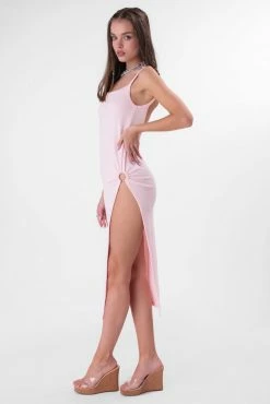 Adika Extravaganza O-Ring Detail Midi Dress New