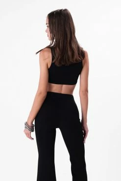 Adika Play Nice Cut-Out Crop Top New