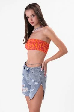 Adika Berton Ripped Denim Shorts