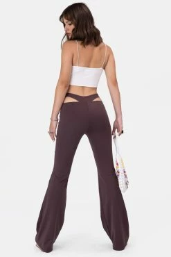 Adika Clothing Lion Cut-Out Flared Pants