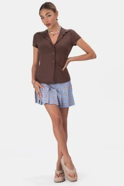 Adika Leon Sheer Button-Down Shirt