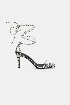 Adika New Shoes Daquiri Tie-Straps Heeled Sandals