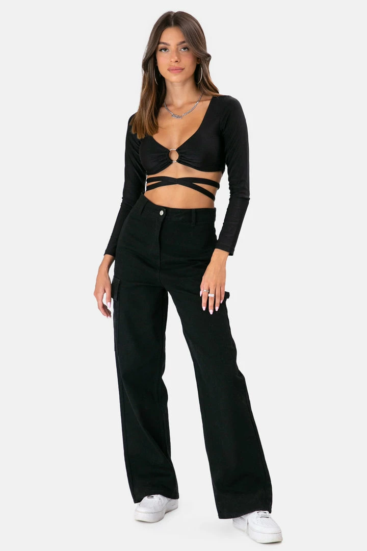 Best Pirce ⭐ Adika Ring Wrap Top OUTLET ⌛ 2 Adika Ring Wrap Top OUTLET