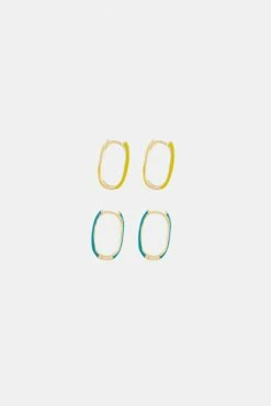 Adika Quirk 2-Pack Hoop Earrings