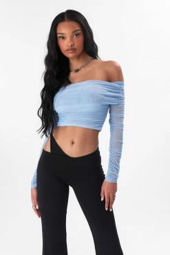 Adika Sterling Ruched Off-Shoulder Top Clothing