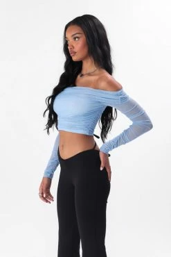 Adika Sterling Ruched Off-Shoulder Top Clothing