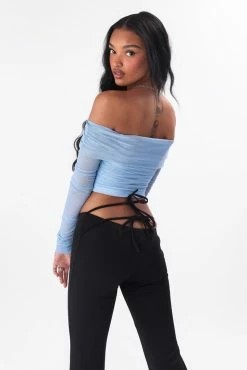 Adika Sterling Ruched Off-Shoulder Top Clothing