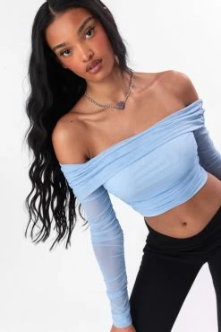 Adika Sterling Ruched Off-Shoulder Top Clothing