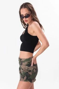 Adika Fierce Camouflage Mini Skirt