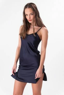 Best Sale ๐ Adika Aniston Satin Finish Slip Mini ๐ Dress OUTLET ๐งจ 7 Adika Aniston Satin Finish Slip Mini Dress OUTLET