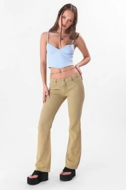 Adika Elite Handkerchief-Hem Crop Top