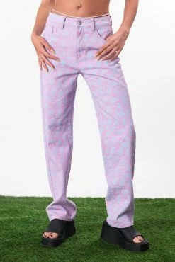 Adika Paisley-Haze Printed Jeans | STRAIGHT