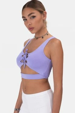 Adika Jackson Tie-Front Crop Top OUTLET
