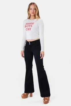 Adika MAKE ‘EM CRY Wavy-Outline Tee