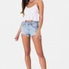 Adika Douglas Peplum Crop Top Clothing