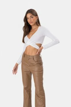 Adika Stokes Wrap Crop Top