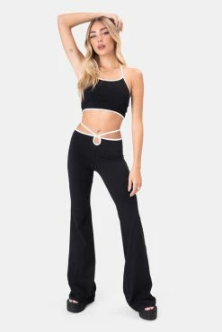 Adika Clothing Lucas Strappy Keyhole Flared Pants