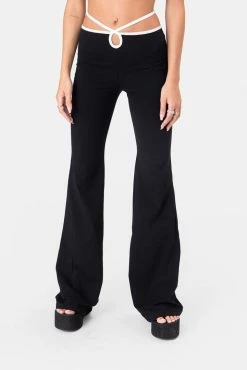 Adika Clothing Lucas Strappy Keyhole Flared Pants
