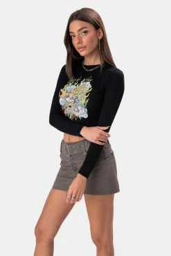 Discount 😀 Adika FEEL ME Long-Sleeve Tee 😉 7 Adika FEEL ME Long-Sleeve Tee