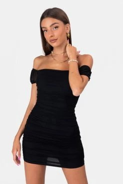 Adika Clothing Hudson Off-Shoulder Ruched Dress