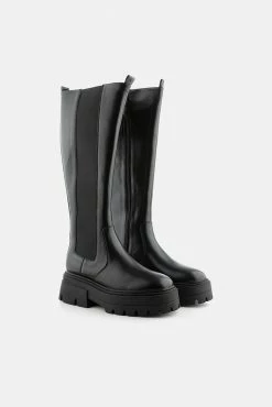 Adika Keizer Faux Leather Knee High Boots