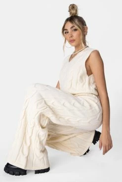 Adika Braids Cable Knit Vest OUTLET