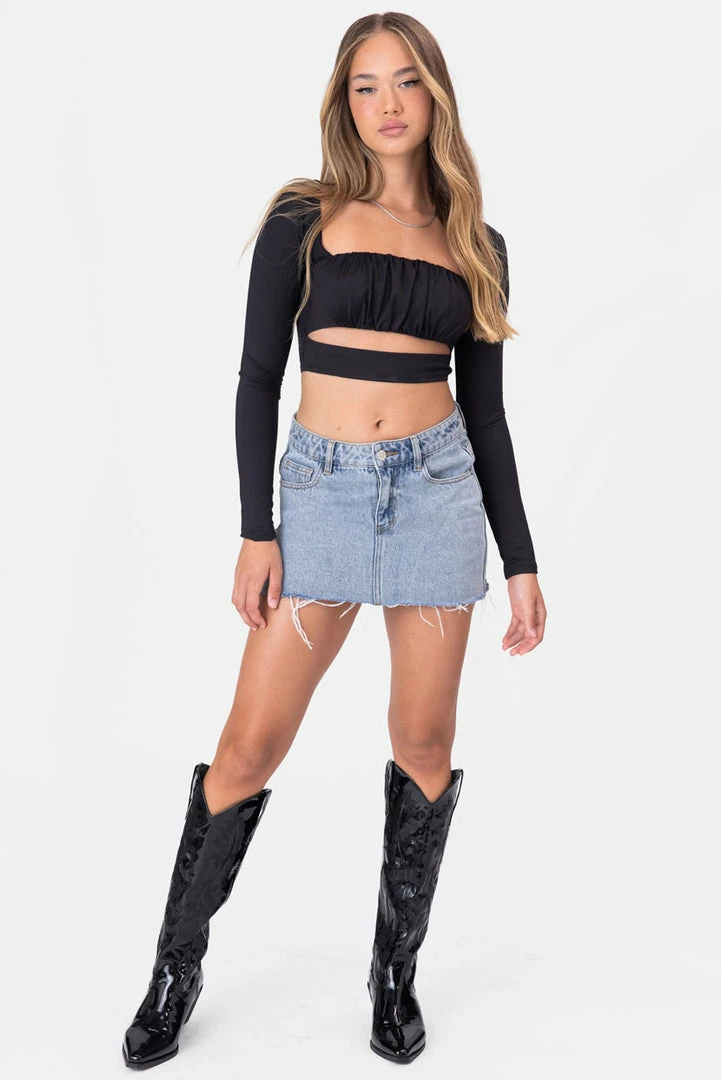 Best reviews of ๐งจ Adika Bailee Cut-Out Cropped Top OUTLET ๐ 4 Adika Bailee Cut-Out Cropped Top OUTLET