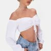 Adika Islands Off-Shoulder Crop Top
