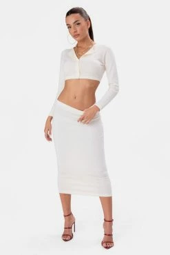 Adika Williamson Knitted Midi Skirt Clothing