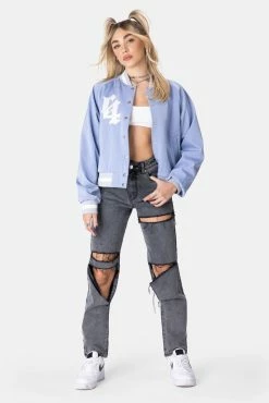 Adika Alpha Matte Finish Varsity Jacket OUTLET