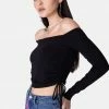 Adika Rider Off-Shoulder Ruched Top OUTLET
