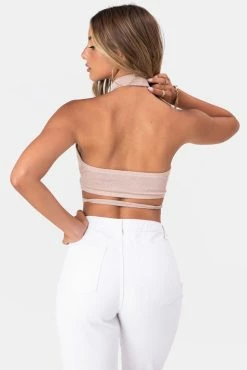 Adika OUTLET Romeo Cross-Wrap Halter Top