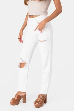 Adika Clothing Diego Ripped Cropped Jeans | MOM