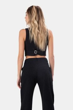 Adika Lucille Pinstripe Vest Best Sellers