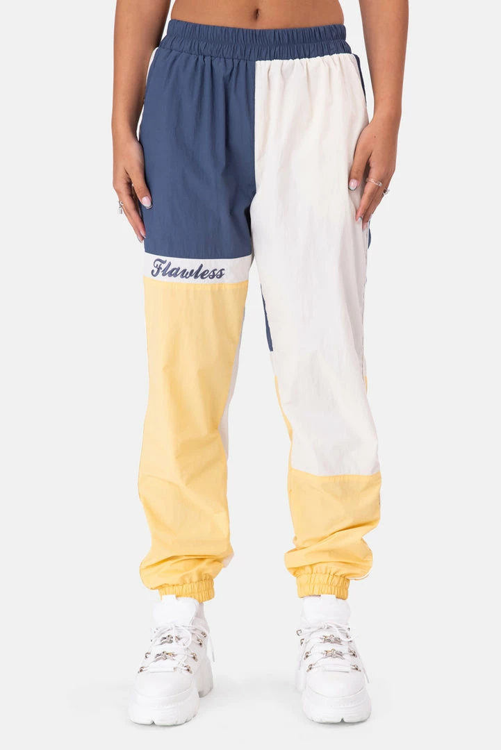 Coupon ⌛ Adika FLAWLESS Color-Block Nylon Sweatpants ⌛ 2 Adika FLAWLESS Color-Block Nylon Sweatpants