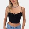Adika Cookiez Front-Tie Corset Top