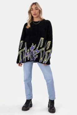 Adika SPOTLESS Oversize Fuzzy Sweater OUTLET
