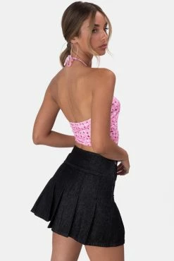 Best deal 🔥 Adika Floret Halter Crop Top 👍 9 Adika Floret Halter Crop Top