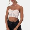 Adika Midnights Strapless Lace Top