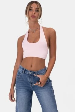 Promo ⌛ Adika Bubblegum Halter Crop Top Best Sellers 😍 8 Adika Bubblegum Halter Crop Top Best Sellers