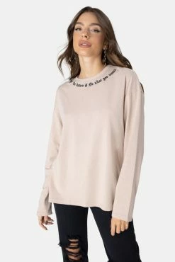 Adika OUTLET HATERS Embroidery Oversize Tee