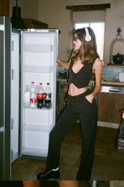 Adika Best Sellers Lucille Pinstripe Tailored Pants