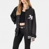 Adika Clothing AD Satin-Finish Varsity Jacket