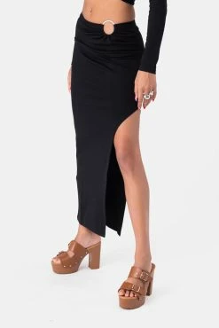 Adika Clothing Anthony Side Slit Maxi Skirt