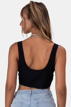 Adika Buddy Ribbed Crop Top Clothing