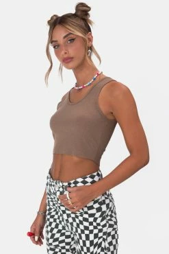 Adika Clothing Live Ribbed Cropped Tank Top