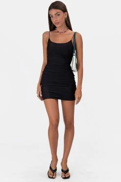 Adika Darlington Ruched Mini Dress