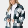 Adika Forest Oversize Plaid Jacket
