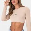 Adika ILYSM Embroidery Crop Top